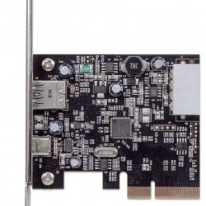 Manhattan PCI Express card 2x external ports