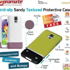 Promate White Gritty S5 Anti-slip sandy