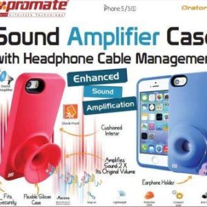 Promate Black Orator-I5-Sound Amplifier case