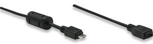Manhattan 1m Micro USB AM to Micro USB Female Cable