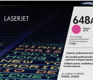 HP 648A Magenta LaserJet Toner Cartridge