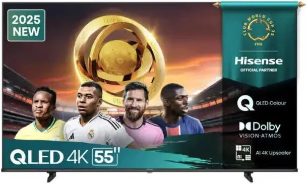 Hisense 55Q6Q 55-inch 4K UHD QLED VIDAA Smart Television