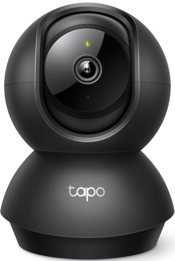 TP Link Pan or Tilt Home Security WiFi Camera Black